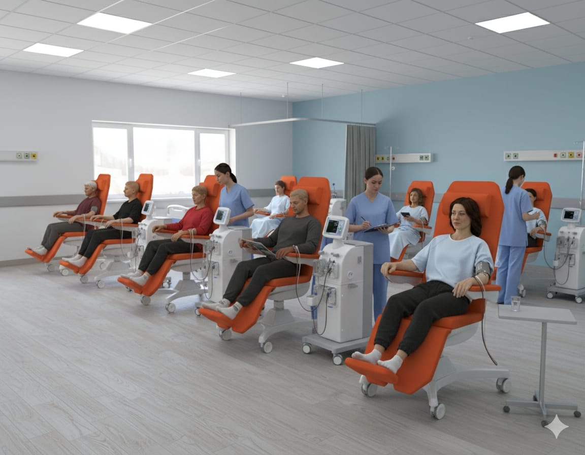 A Comfort Revolution in Treatment: The Erpomed ICON-500 Electrical Dialysis and Chemotherapy Chair